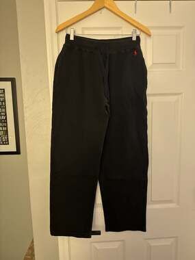 Polo Ralph Lauren Waffle Knit Sleepwear Pants Black